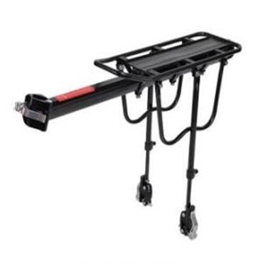 Багажник 00-170331 алюм. H022A подседельн. с доп.упорами на перья с помошью эксцентриков HORST