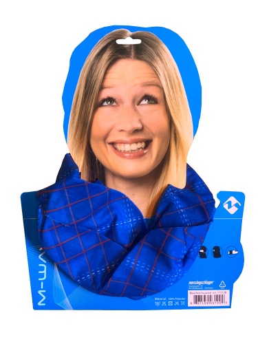 Бандана 5-715126 дыш. полиэстер с микрофиброй 24х48см б/шов. PURPLE SQUARED фиолетавая M-WAVE