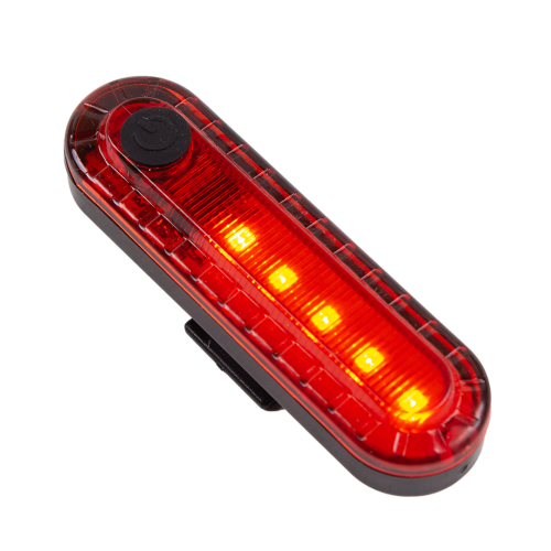 Велофонарь задний West Biking, 50 лм, USB-подзарядка, 4 режимов работы, вес 26,5 г, пластик, 7×2 см, 330 mAh