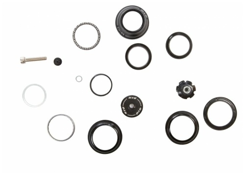 Рулевая колонка STGGH-868D 1,1/8"; 28.6/44-30/44; STACK 15MM; ED BLACK; w/S22 ALLOY COVER 10MM