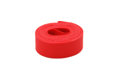 Лента ободная красная с белым логотипом для 28/29" (кратно-10шт)