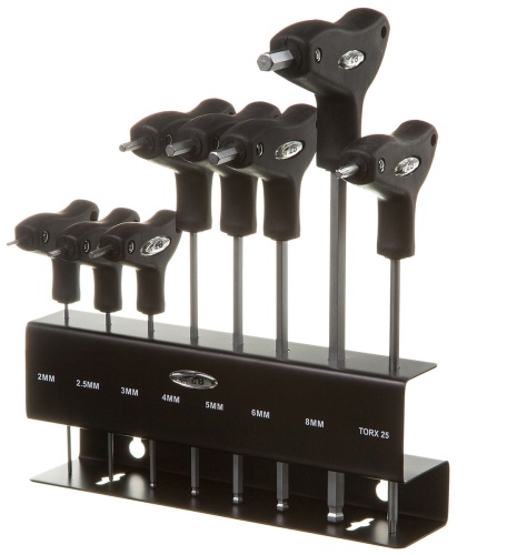 Набор шестигранников Super B 76200, с подставкой, 2-10мм, 8 шт.