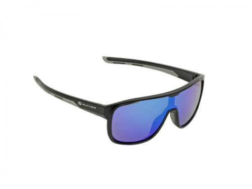 Очки 8-9201210 COMBE солнцезащ кат.3 Revo линзы 100% защита от UV +чехол,  ударопроч. поликарбонат. 31гр черная оправа AUTHOR