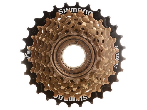 Трещотка 7ск. Shimano TZ500, 14-28Т, черая, 31012215
