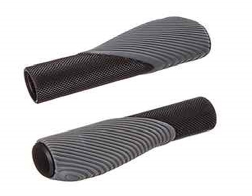 Грипсы 135 мм, черные-серые