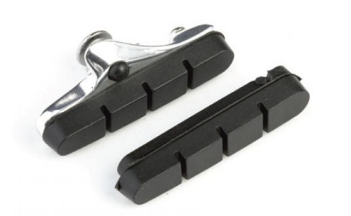 Торм. колодки-картр. 3-208+смен. рез ROAD 50мм симметр. с крепежом CP240 CLARKS