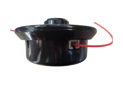 Головка бензотриммера Komatsu MODEL с защитным ободом, кнопка с металлической вставкой, М10x1,25LH левая