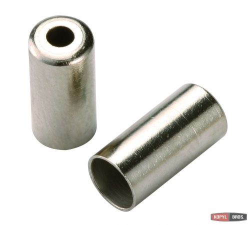 Наконечник рубашки троса переключения STG HJ-D92N алюм. 4.3мм серебр (20шт)