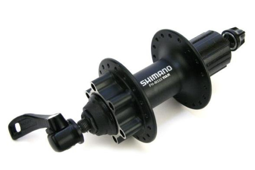 Втулка задняя Shimano Deore EFHM525ABZL, 2-904, алюм. 32отв. диск. 8/9ск. с эксц. черная инд. уп.