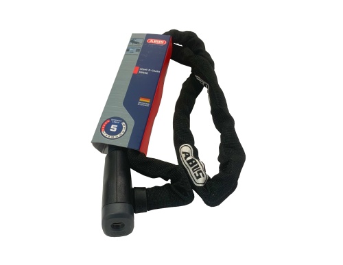 Замок цепной с ключом 5х1100мм ABUS Steel-O-Chain 5805K, класс защиты 5/15, 780гр, черный