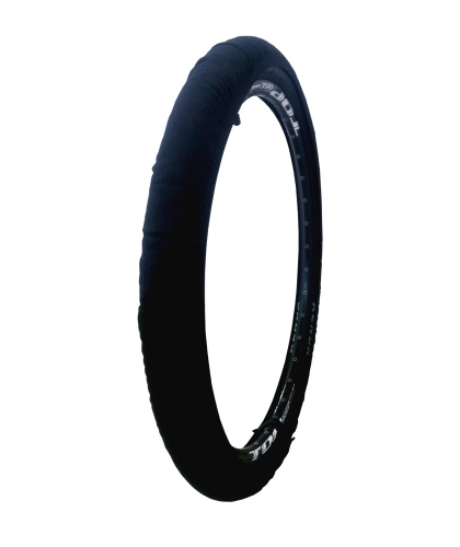 Комплект эласт. чехлов из 2-х шт. на колеса для велосипеда, р-р 26"-29", цвет черный PROTEKT 