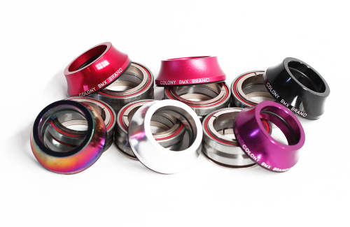 Рулевой набор BMX 03-002231 Tall Integrated Headset 45/45 Style with Colony Logo, серебристый, арт. I25-912T COLONY