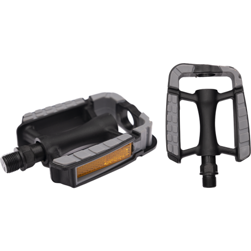 Педали WELLGO C172DU 6-190172 пласт. 107х81х25мм, с антискольз накл-ми, ось Cr-Mo 248г черн.