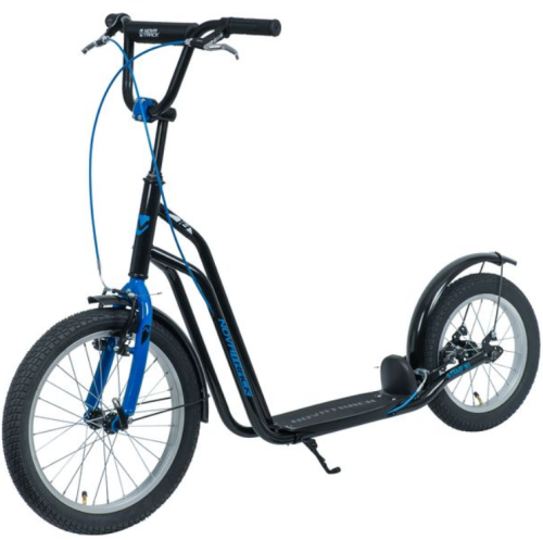 18STAMPN1CL.BK20 Самокат для детей NOVATRACK City Line,ручные тормоза V-brake, мягкая накладка на ру