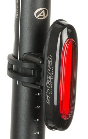 Фонарь AUTHOR COB, 8-12039133, 1д. повыш. ярк. 3ф. A-Stake USB красный вертик./гориз. прорезин.
