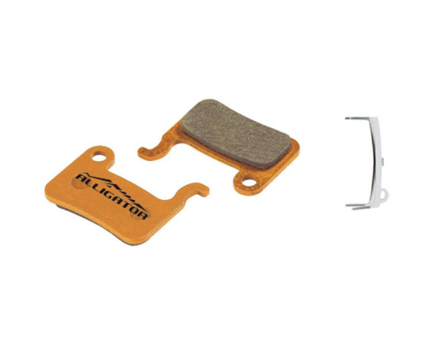 Торм. колод. 6-200259 диск. полимер. XTR BR-M965, Deore BR-M535, BR-M595/ BR-M596/ Alfine BRS500  HK-VX018-DIY+  блистер ALLIGATOR