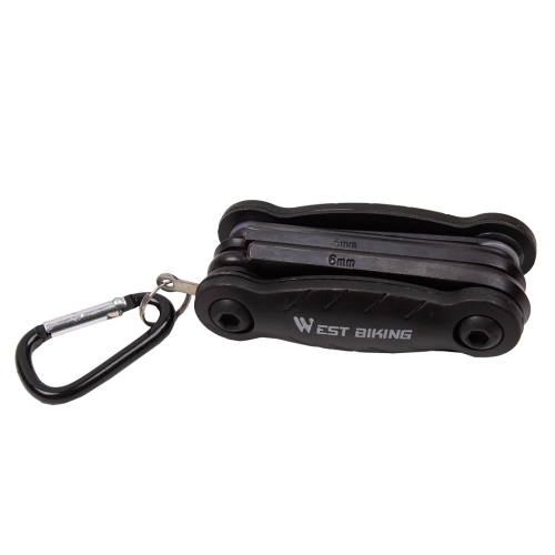 Набор инструментов West Biking для ремонта велосипеда, 8 в 1, из углеродистой стали