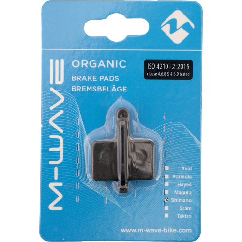 Торм. колод. Organic STP1 5-360746 диск. полимер. SHIMANO BR-M465/475/495/515/525, AURIGA COMP,AQUILA  M-WAVE