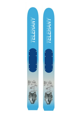 Лыжи широкие деревянные Telehany