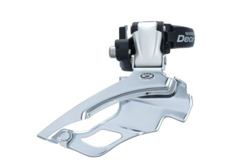 Переключатель передний Shimano Deore, FD-M530, унив. тяга, ниж. хомут 34,8мм