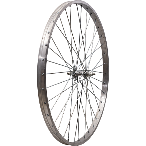 Колесо 28" переднее усиленное. AL-обод, стальная втулка (H36. G11.) спица 0-3мм.