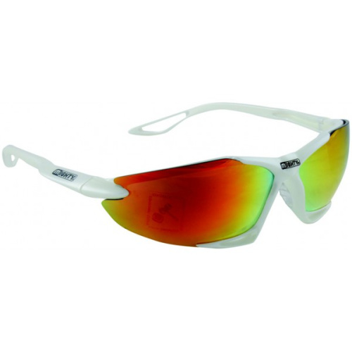 Очки 5-710013 солнцезащ.+чехол+прозр./оранж./желт. линзы иридий белая оправа GRILLAMID-TR90 (10) MIG