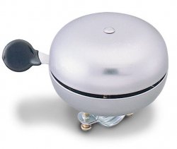 Звонок 00-170727 сталь увеличенный D=60мм громкий звук, серебристый