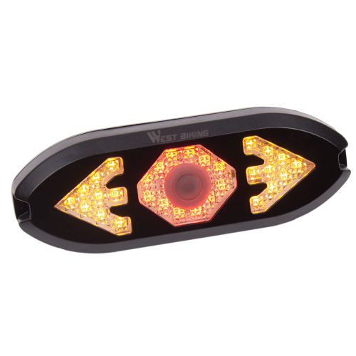 Велофонарь задний West Biking, 100 лм, USB-подзарядка, 3 режима работы