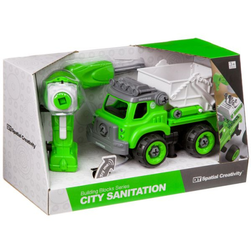 Конструктор-машина на р|у City Sanitation LM8042-YZ-1
