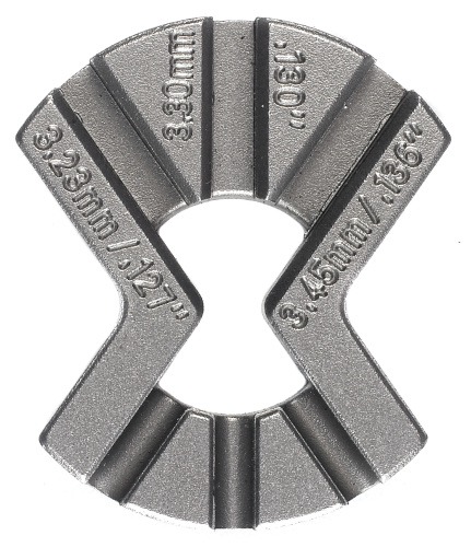 Захват д/спиц 7-06343 3.23/3.30/3.45мм профи серебр. CYCLO (Англия)