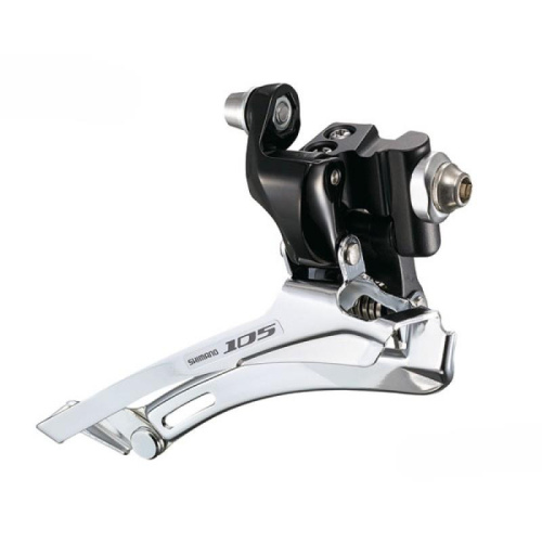 Переключатель передний Shimano 105 FD-5700, черный, на упор, для 2x10ск, IFD5700FL