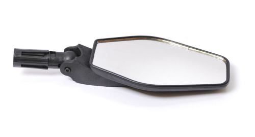 Зеркало ромбообразное, плоское, 6-310, 3 степ., торц. крепление, черное