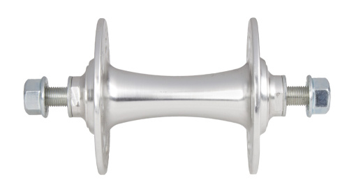 Втулка передняя 5-325932 Singlespeed/Fixie алюм. 32отв. гайки ось М9х140мм серебр.