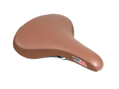 Седло VELO END ZONE VL-6396, 6-146396 комфорт 271х213мм основа D2, эластомер. корич