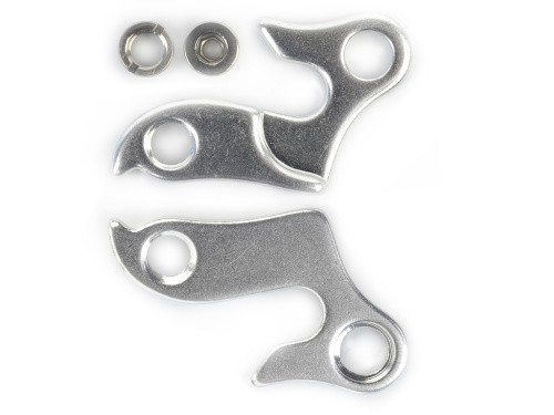 Держатель 8-39710114 "петух" JD-9F-0032 (гибриды, mpulse 29, Rival, Rival ASl, Rival 29, Solution, A-Matrix 26) для заднего перекл. серебр. AUTHOR