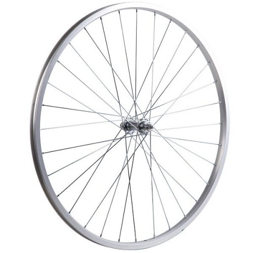 Колесо 28" переднее в сборе без резины (обод алюминевый)