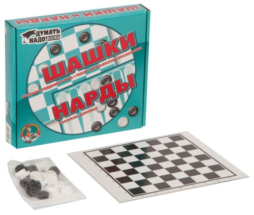 Игра детская настольная Шашки, шахматы, нарды