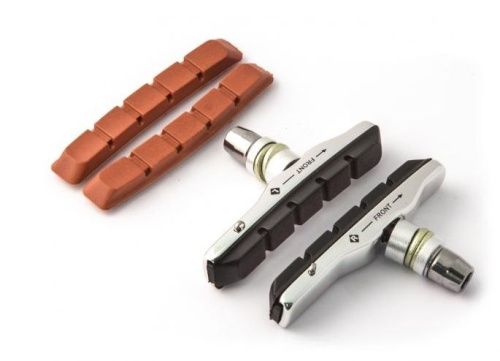 Торм. колодки-картр. 3-039+смен. рез. XTR 70мм симметр. с крепежом CP513 (10) CLARKS