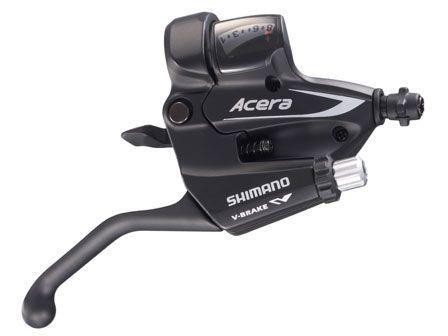 Перекл-ль ACERA ASTM360L 2-8103 шифтер+торм. ручка 3скор. левая черная SHIMANO