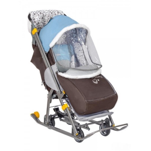 Санки-коляски"Наши Детки" НДТ/6 (голубой)