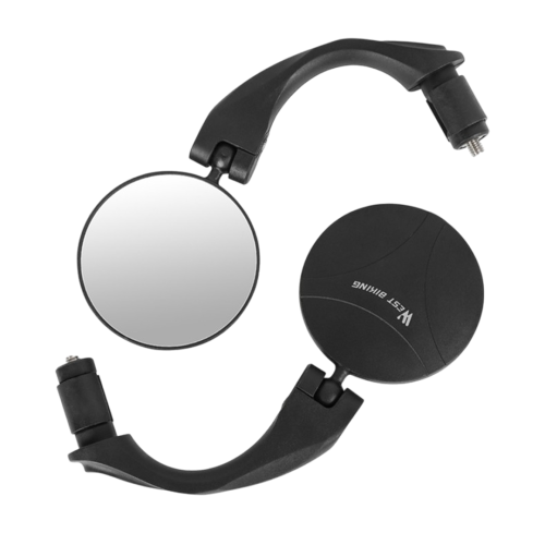 Велозеркало West Biking, размеры 17х10х7 см, крепление на руль