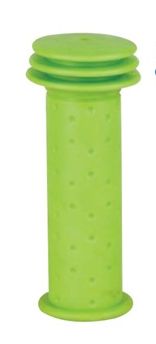 Ручки 00-170453 на руль детские H96 резиновые 102мм с торцевой защит. зеленые