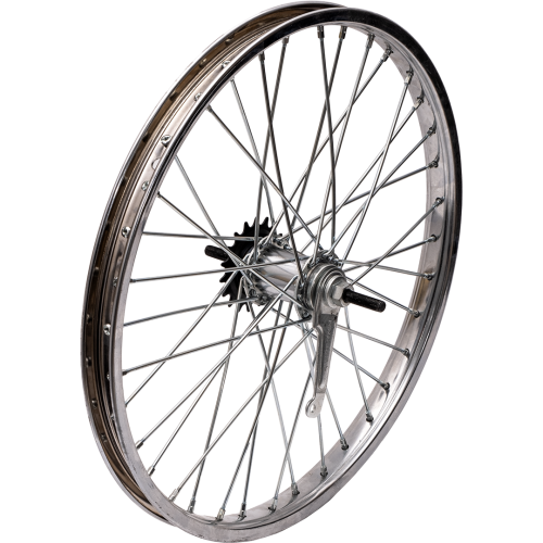 Колесо 20" заднее усиленное. Обод хром, втулка "Coster" (H36. G11)