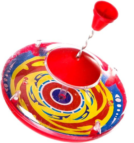 Игрушка пластиковая Юла, 12х11х11 см, 2 вида