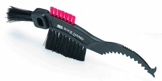 Щетка 6-160790  универс. YC-790  для чистки веломеханики черная BIKEHAND