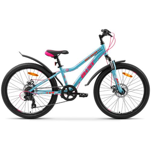 Велосипед AIST Rosy Junior 1.1/24//бирюзовый/2024 4810310032792