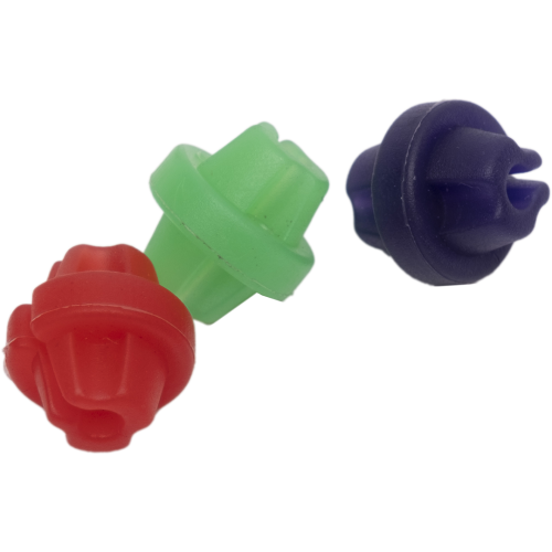 Комплект клипс из 3 шт. для фиксации катафота на колесо велосипеда.