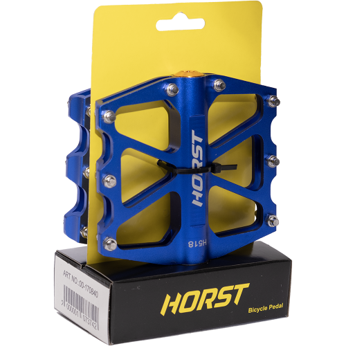 Педали 00-170840 алюм. H518 широкие, ось Cr-Mo с 4-мя герм. промподш. смен. шип. 91*101*11мм, 340 г 