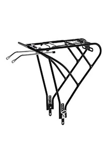 Багажник 24-29" задний 6-190048 алюм. CD-48, 2-х стоечн. регул. сварной, новое крепление, черный OST