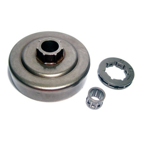 Барабан сцепления 3/8LP"-7T (зубьев) со съемной звездой и подшипником, для бензопилы Partner 350, 351, Husqvarna 236, 240 (OEM 5300693-16)